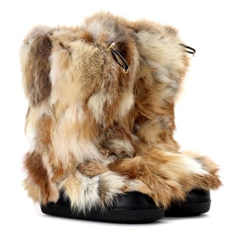 chloe boots with fur|Boots .